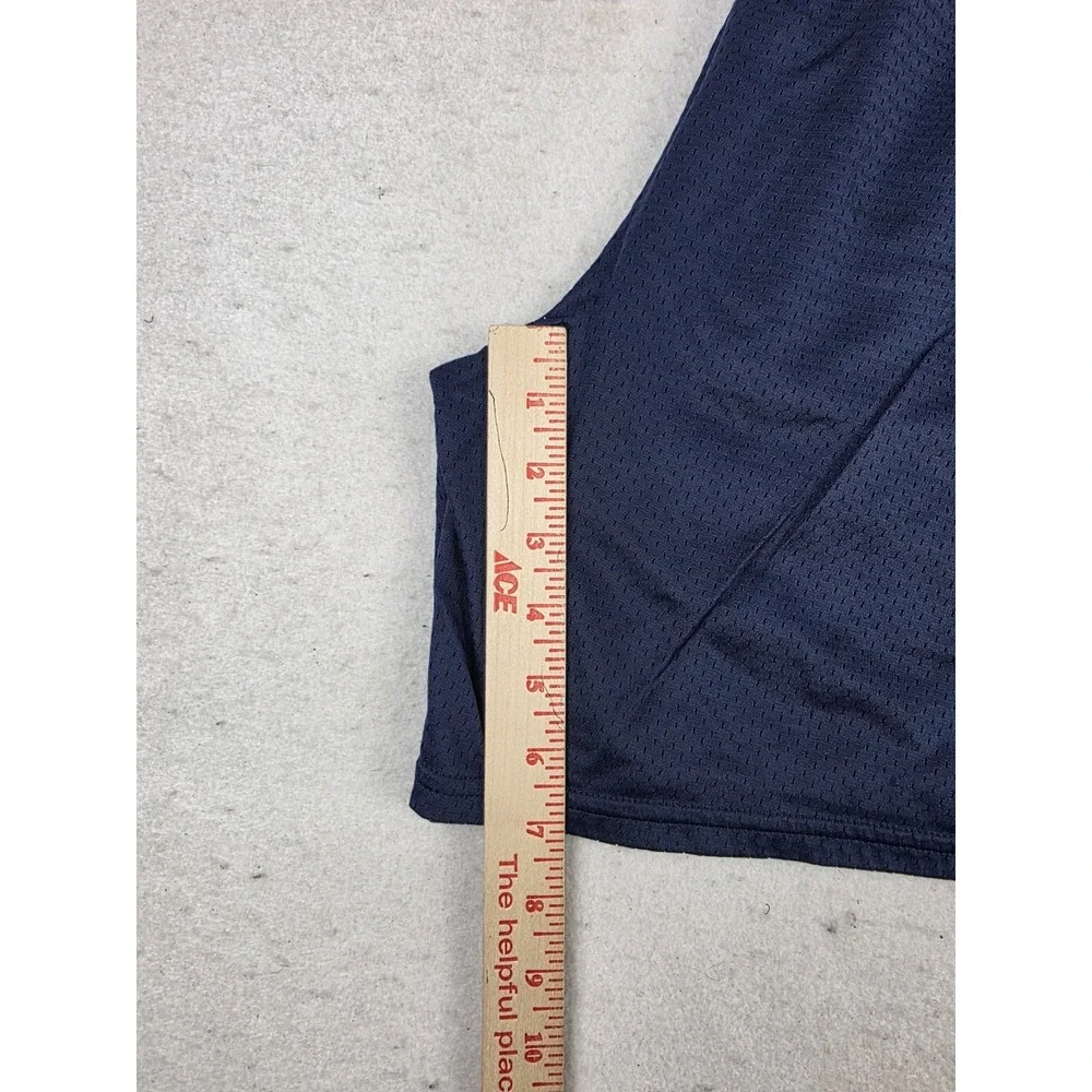 Nike Vintage Mesh Shorts Mens Large XL Blue Swoosh Gym Basketball 90s No Pockets